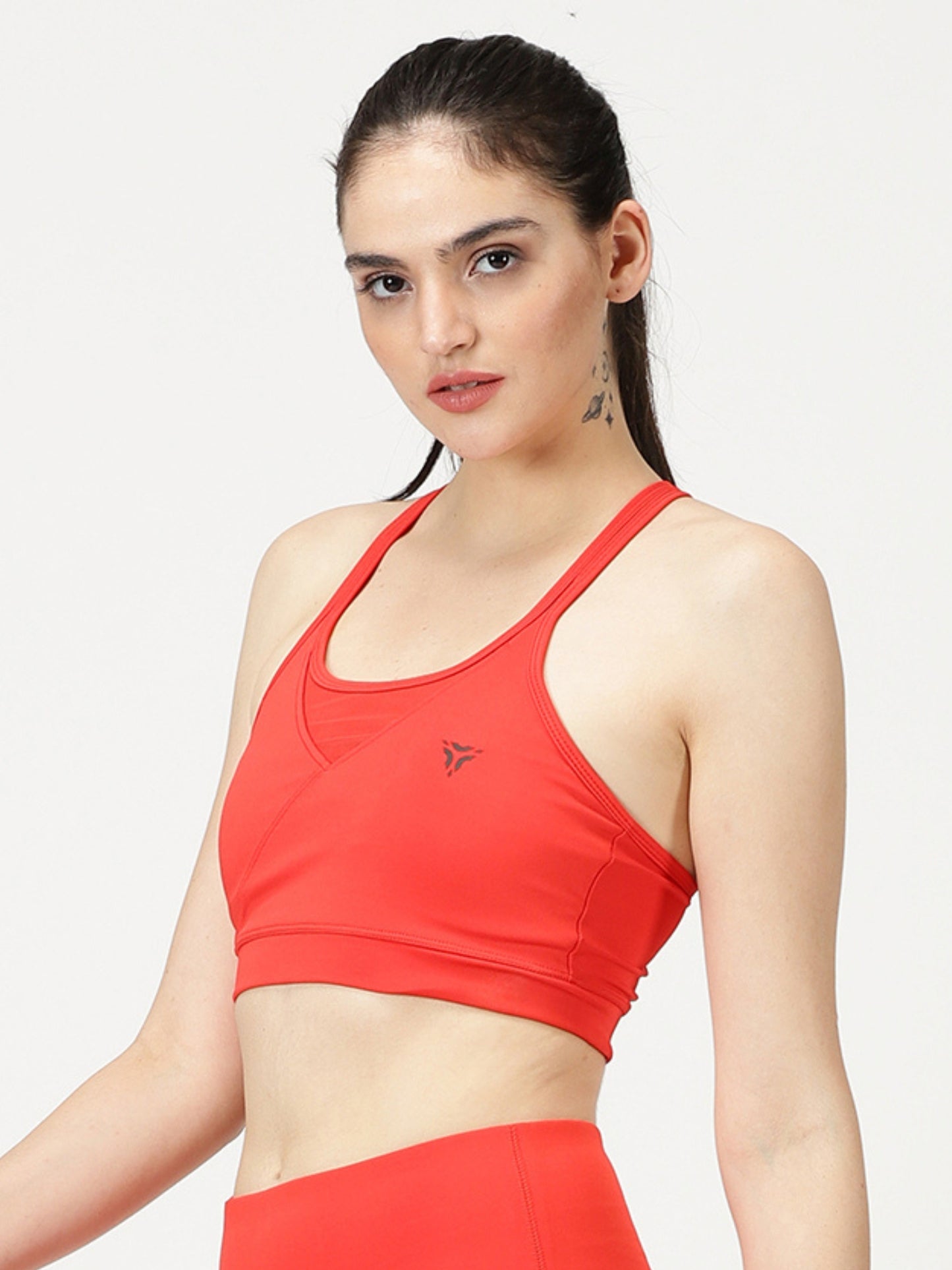Fiery Red Sports Bra