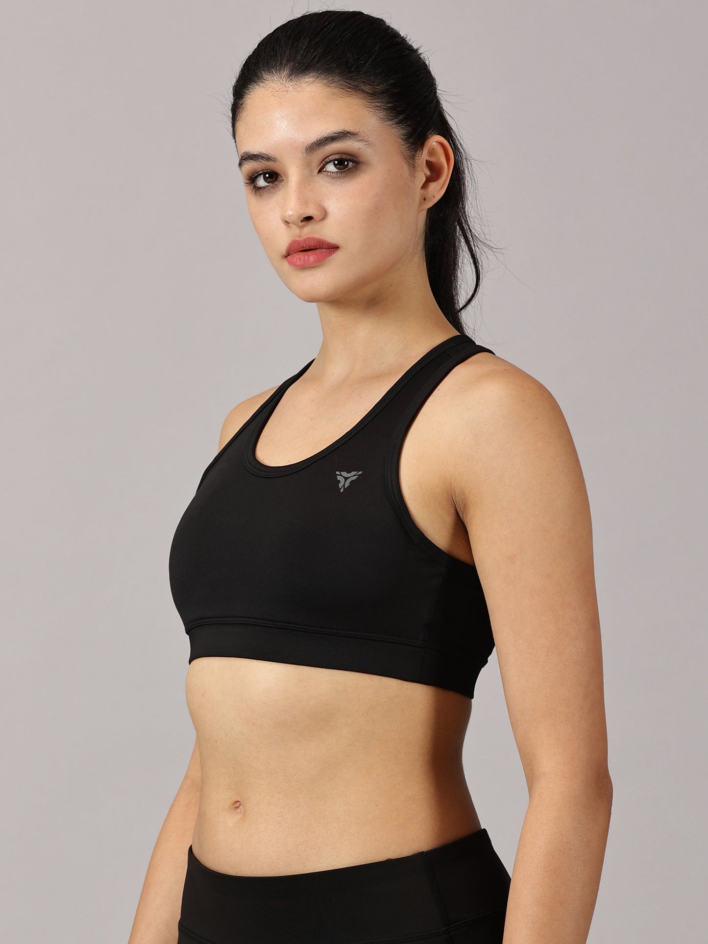 Black Essential Sports Bra