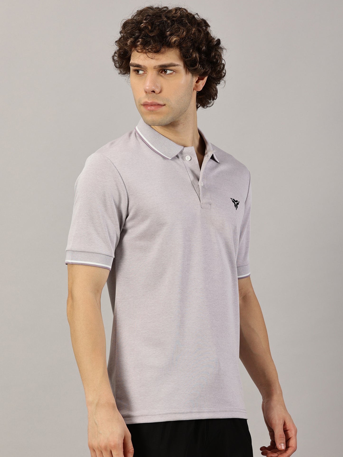 Urban Edge Polo T-shirt- Orchid Mélange