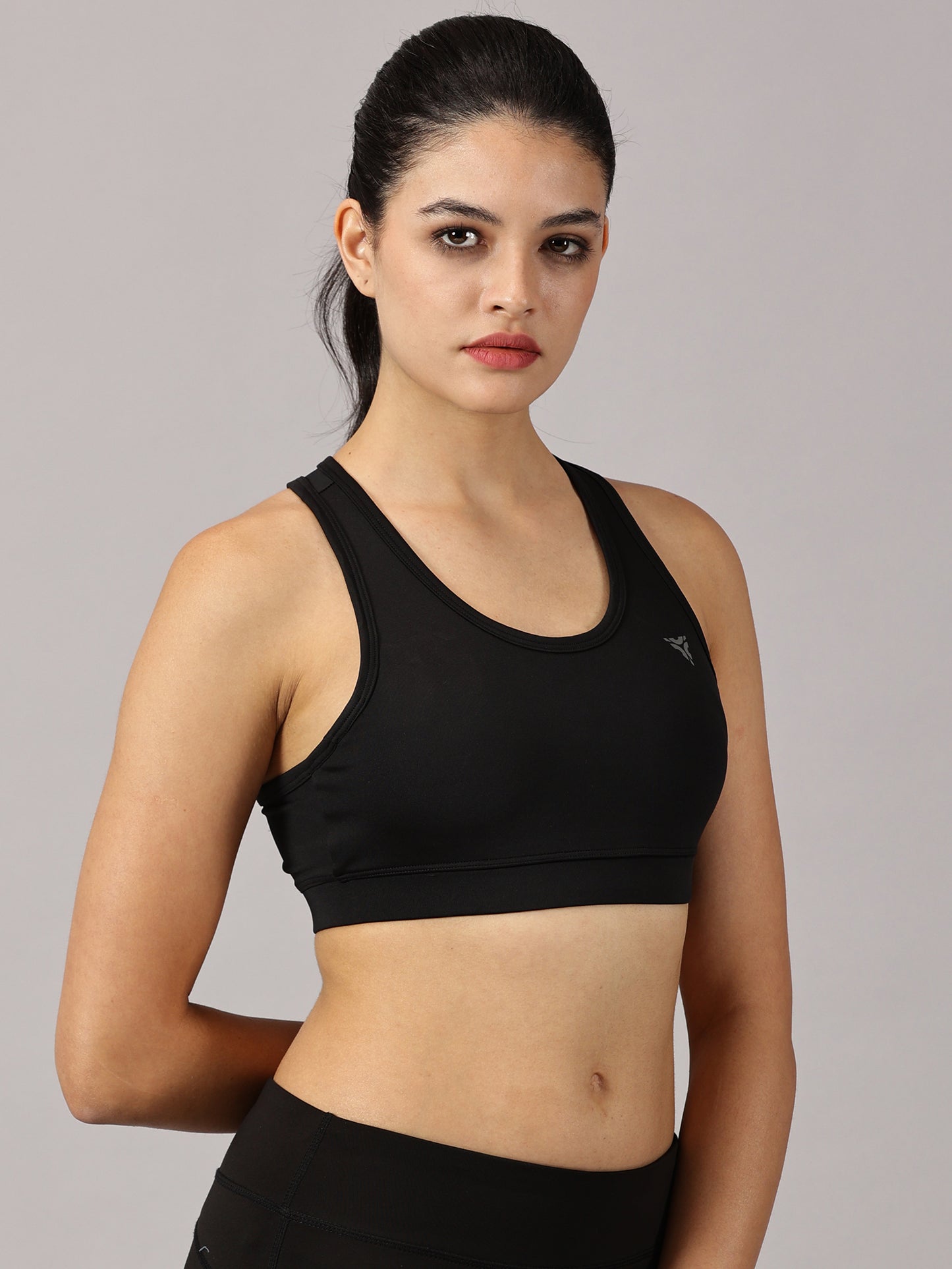 Black Essential Sports Bra