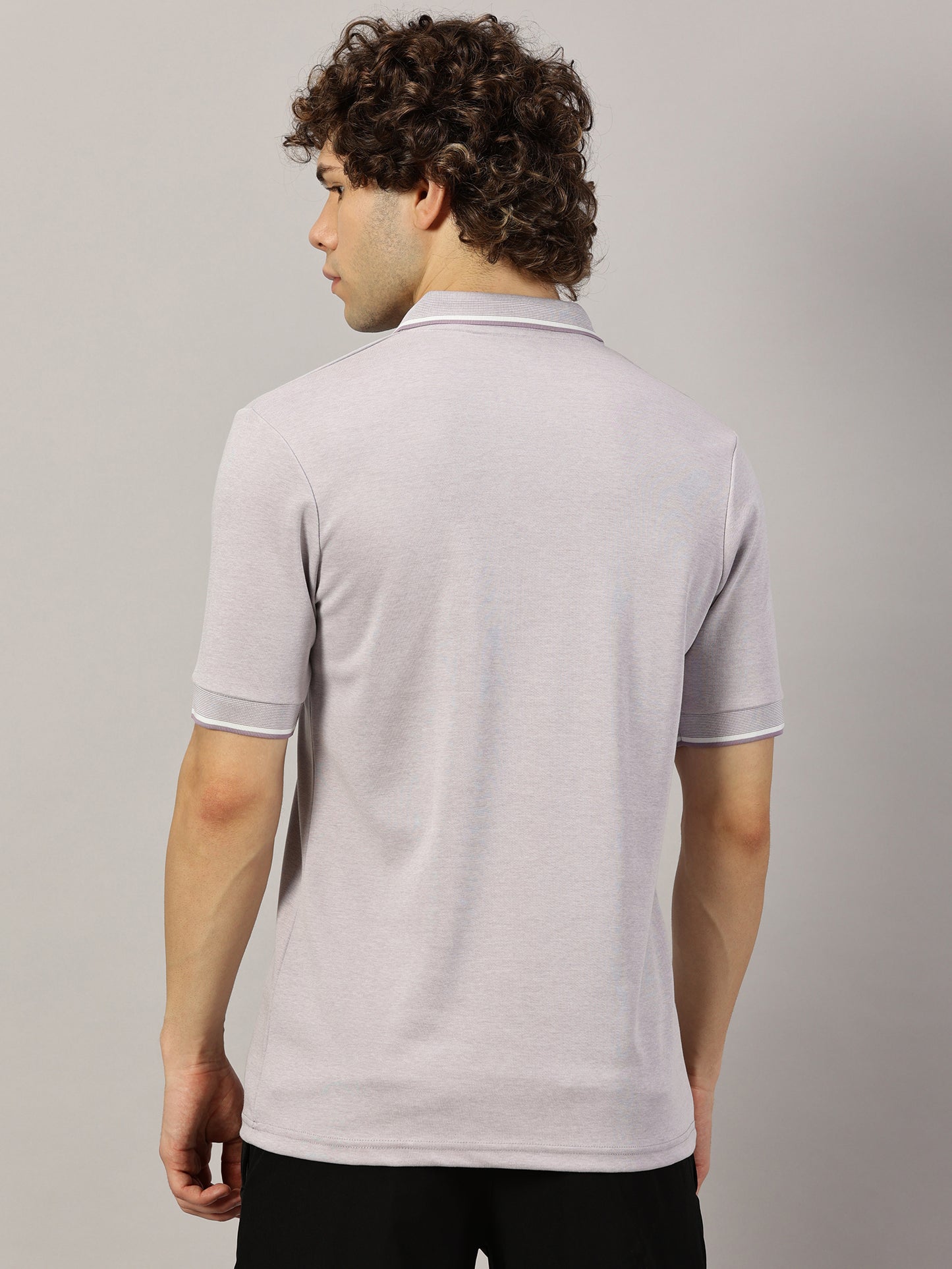 Urban Edge Polo T-shirt- Orchid Mélange