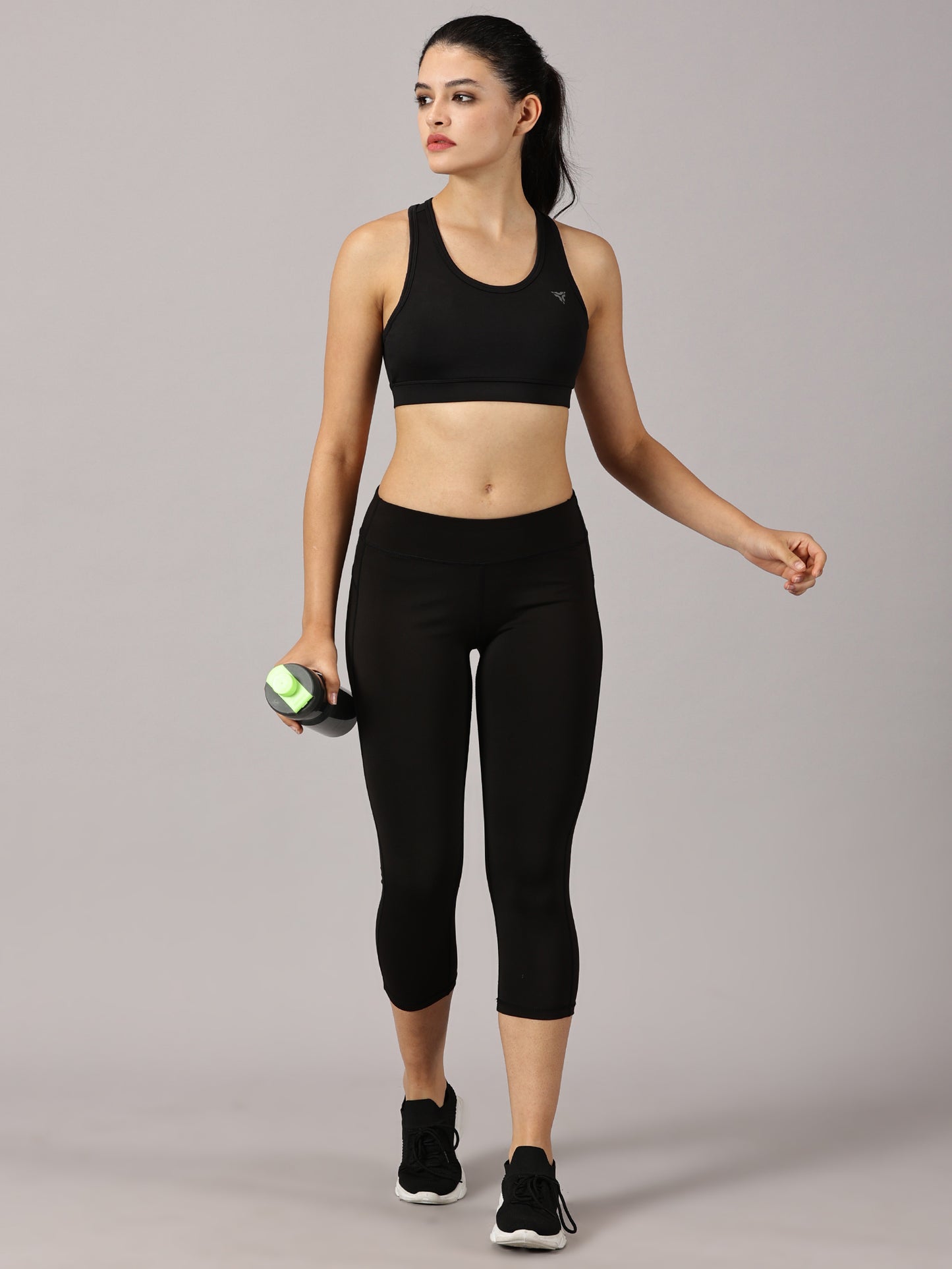 Black Essential Sports Bra