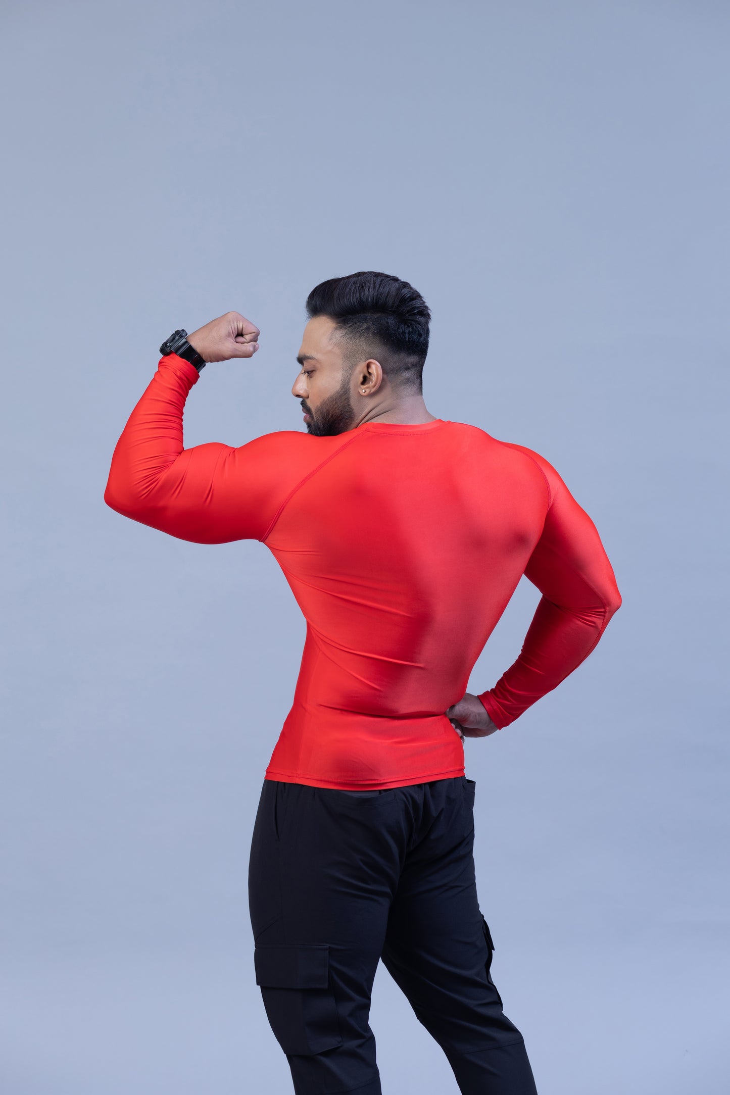 Full Sleeve Compression T-shirt- Red