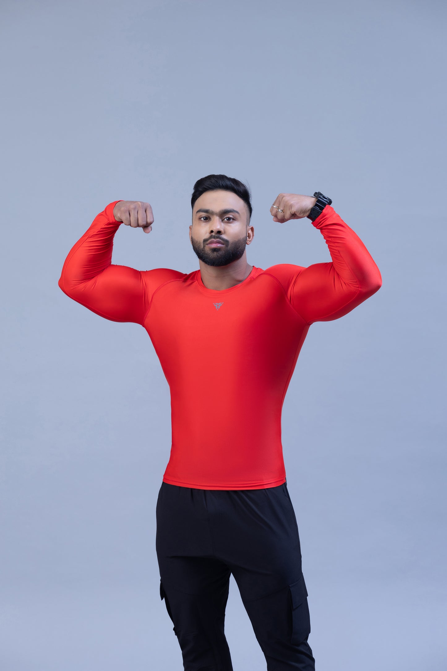 Full Sleeve Compression T-shirt- Red