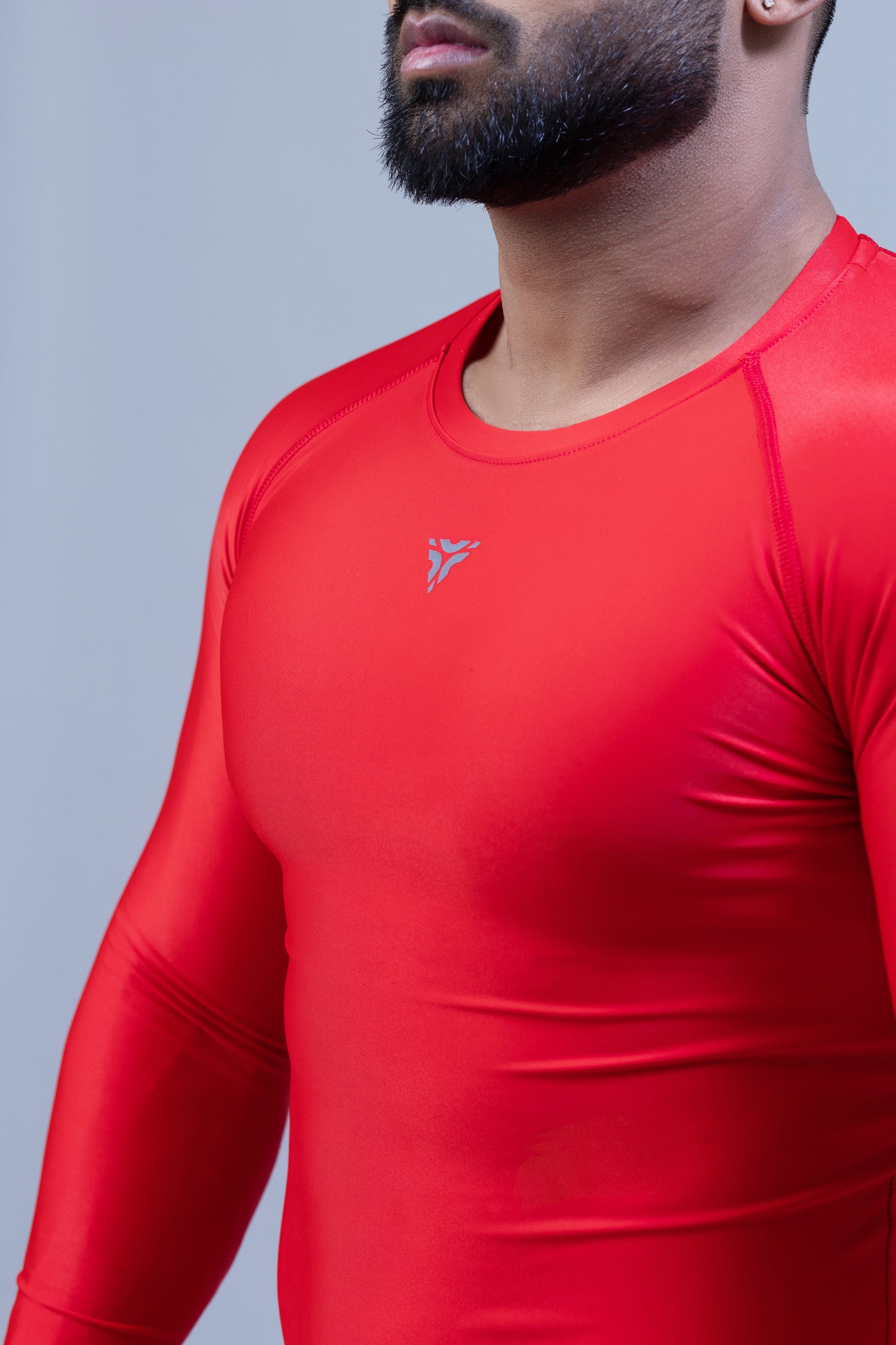 Full Sleeve Compression T-shirt- Red
