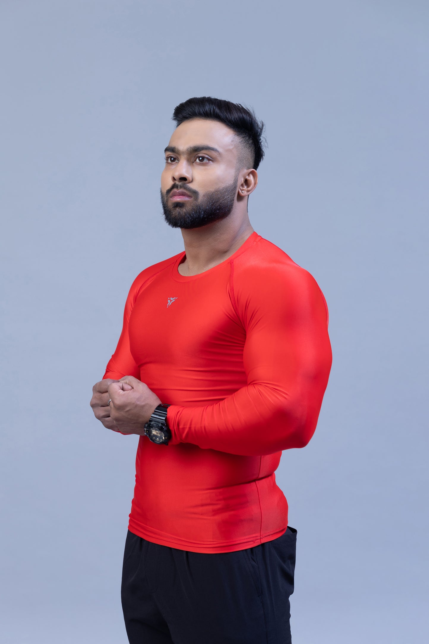 Full Sleeve Compression T-shirt- Red