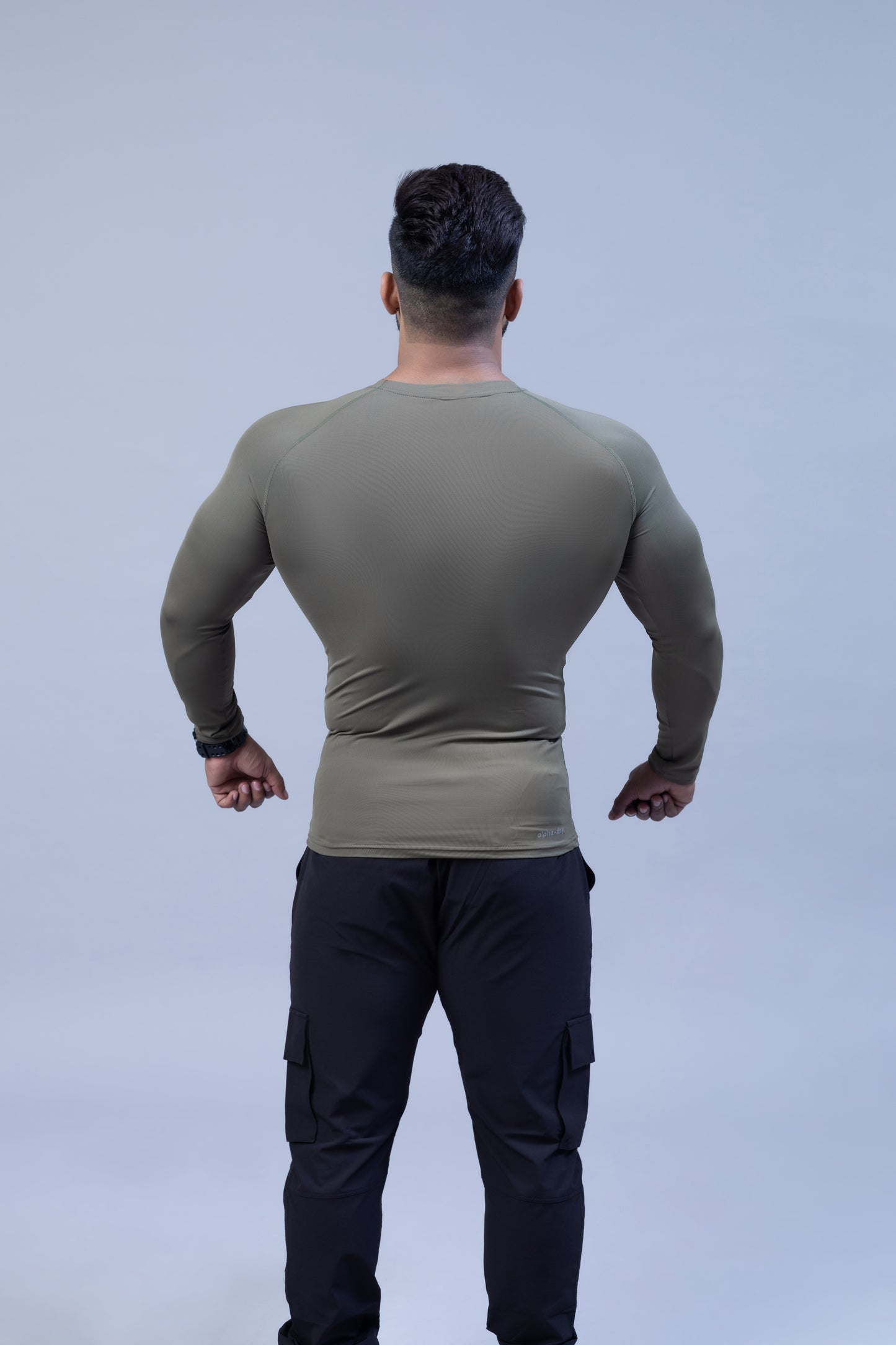 Full Sleeve Compression T-shirt- Olive
