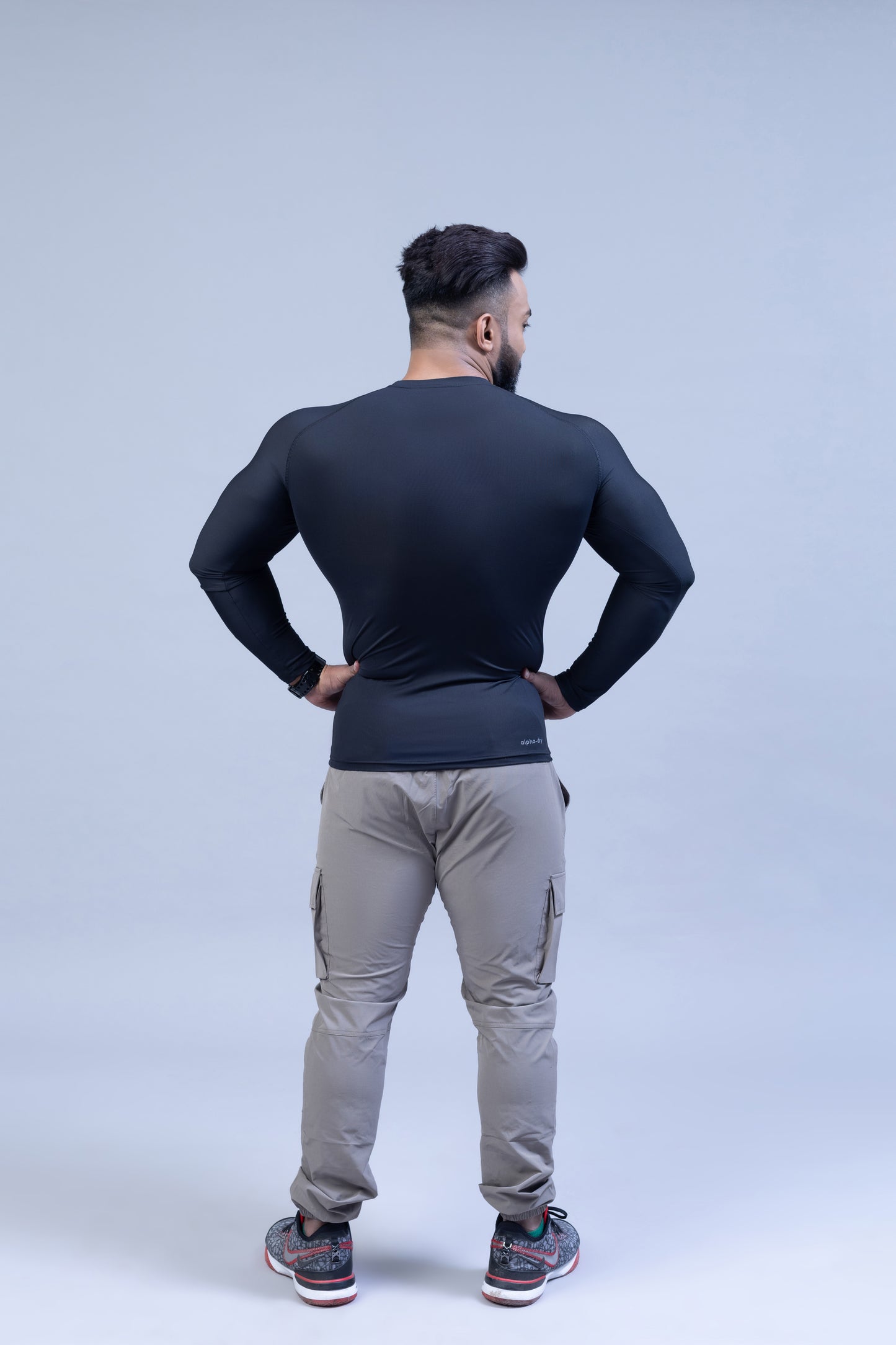 Full Sleeve Compression T-shirt- Black