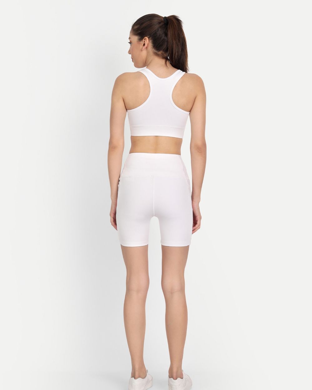 Bluite Shorts Co-ord Set- Winter White