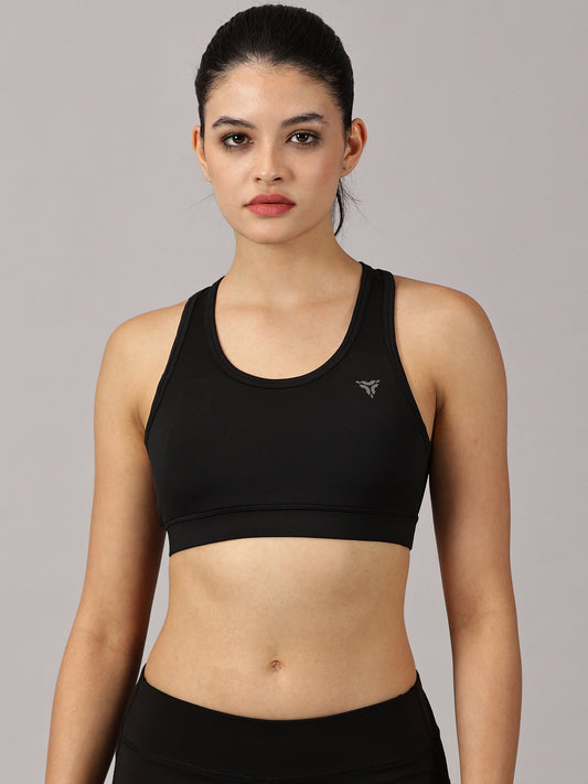 Black Essential Sports Bra