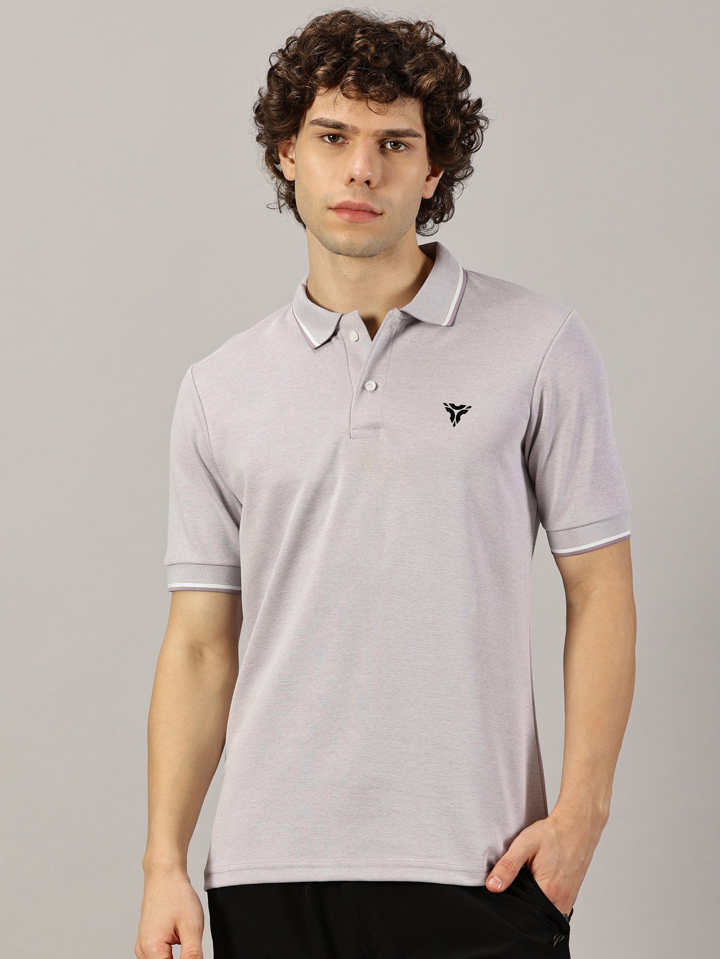 Urban Edge Polo T-shirt- Orchid Mélange