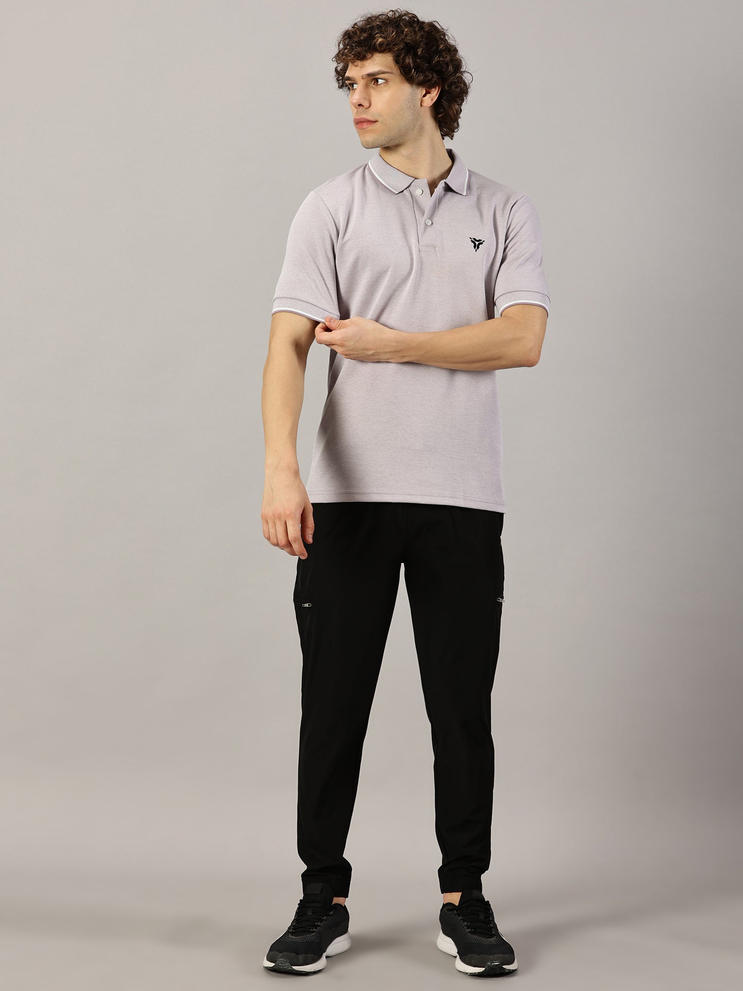 Urban Edge Polo T-shirt- Orchid Mélange