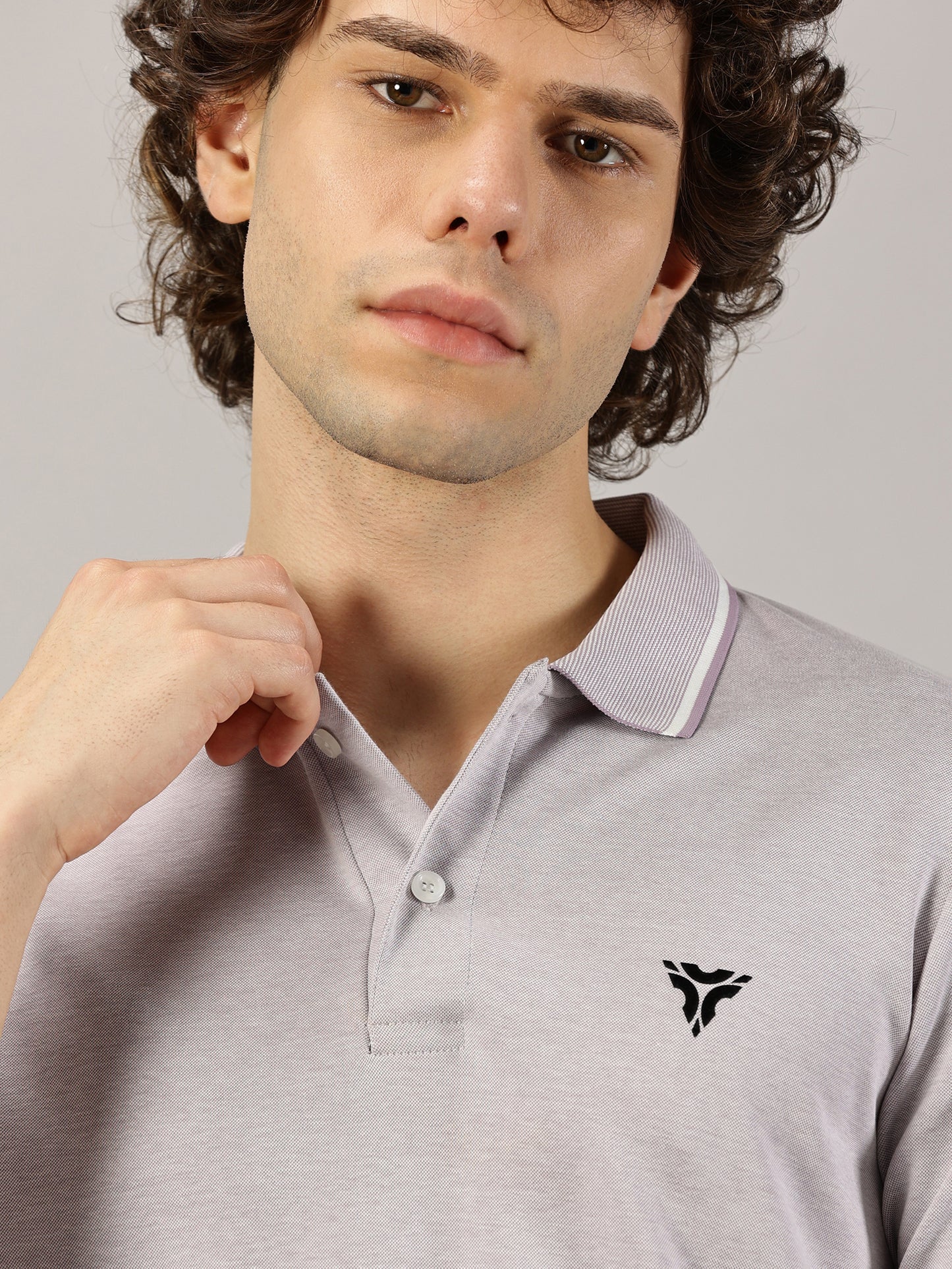 Urban Edge Polo T-shirt- Orchid Mélange