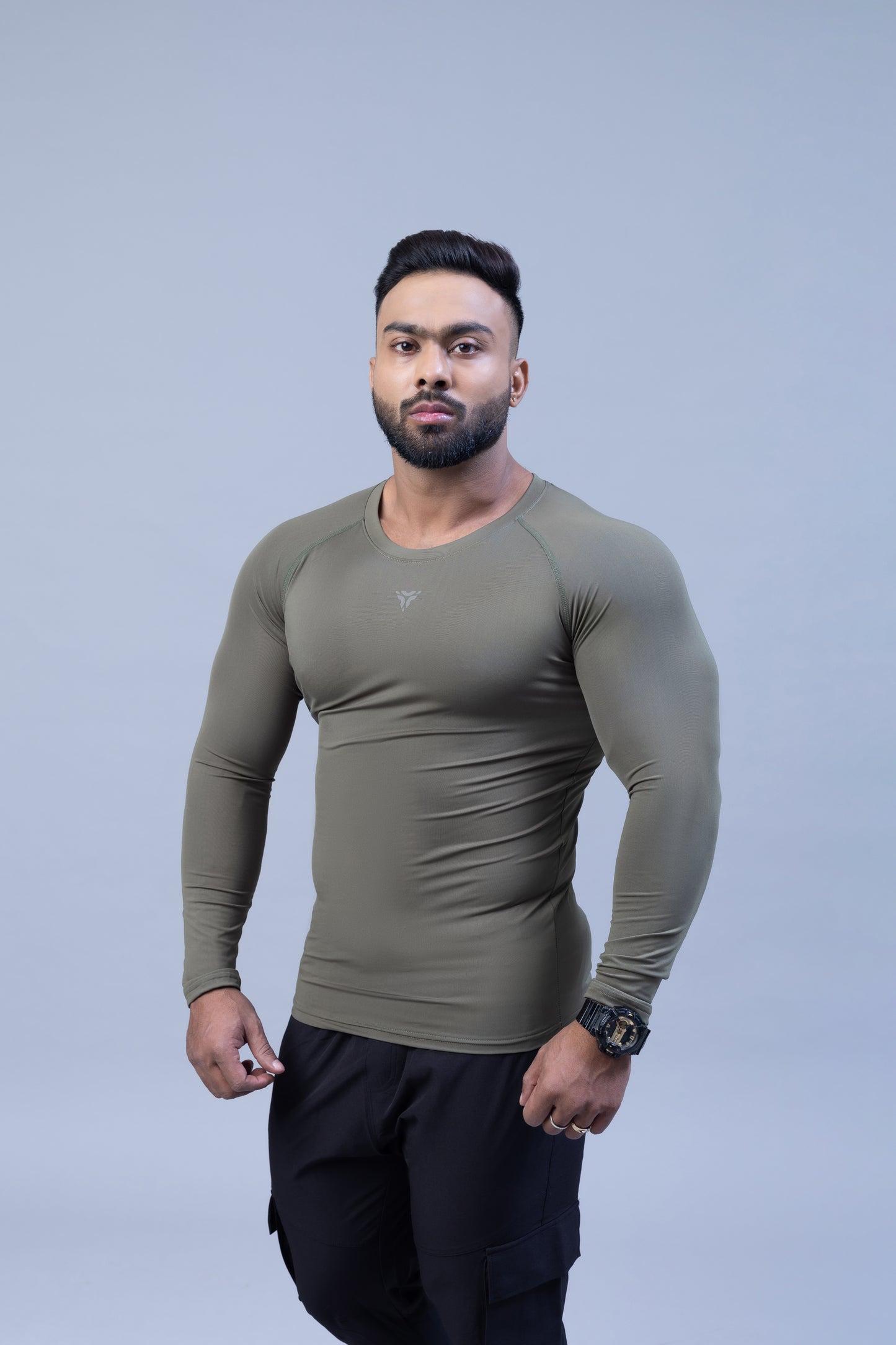 Full Sleeve Compression T-shirt- Black