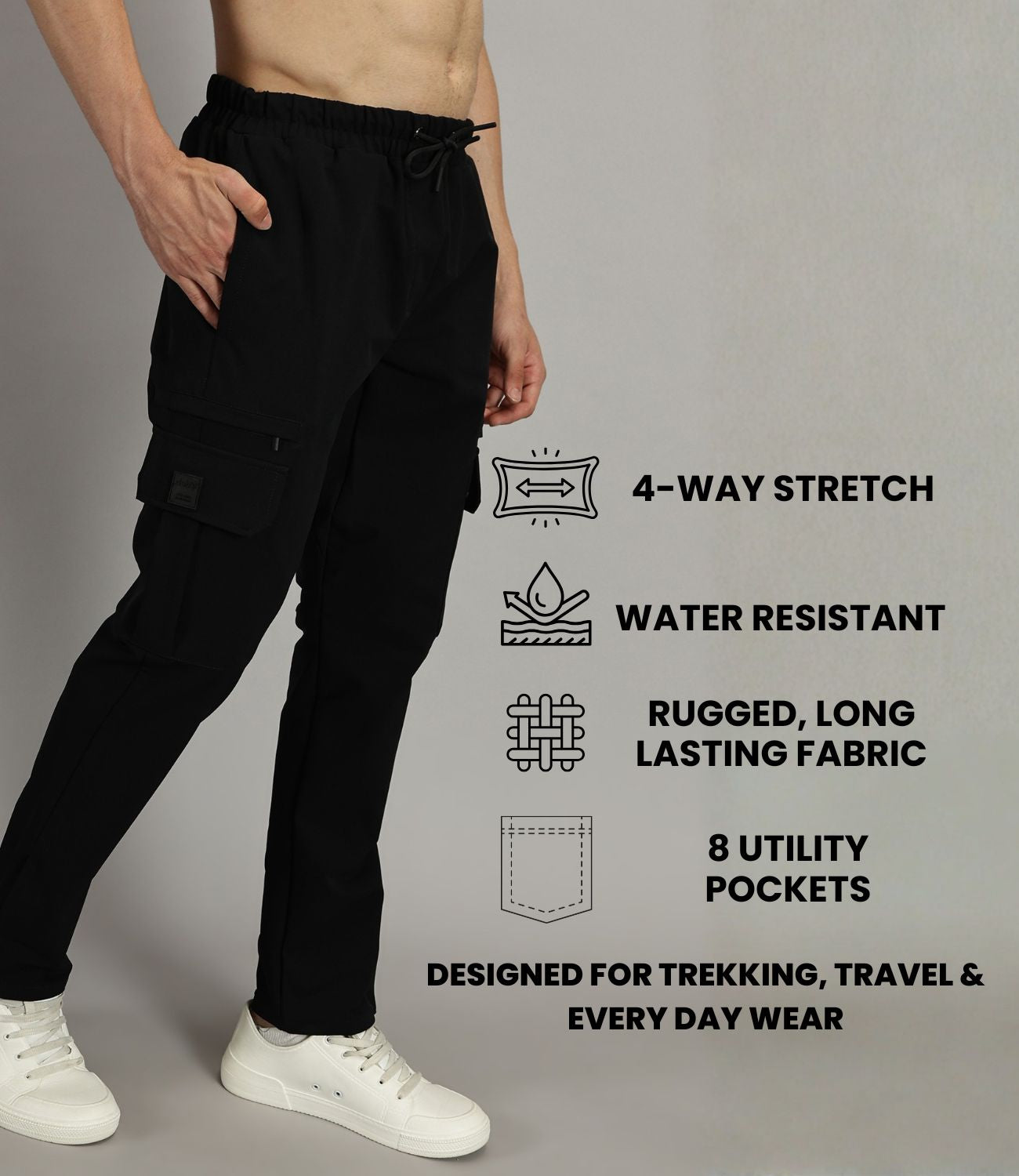 All Terrain Cargos- Black