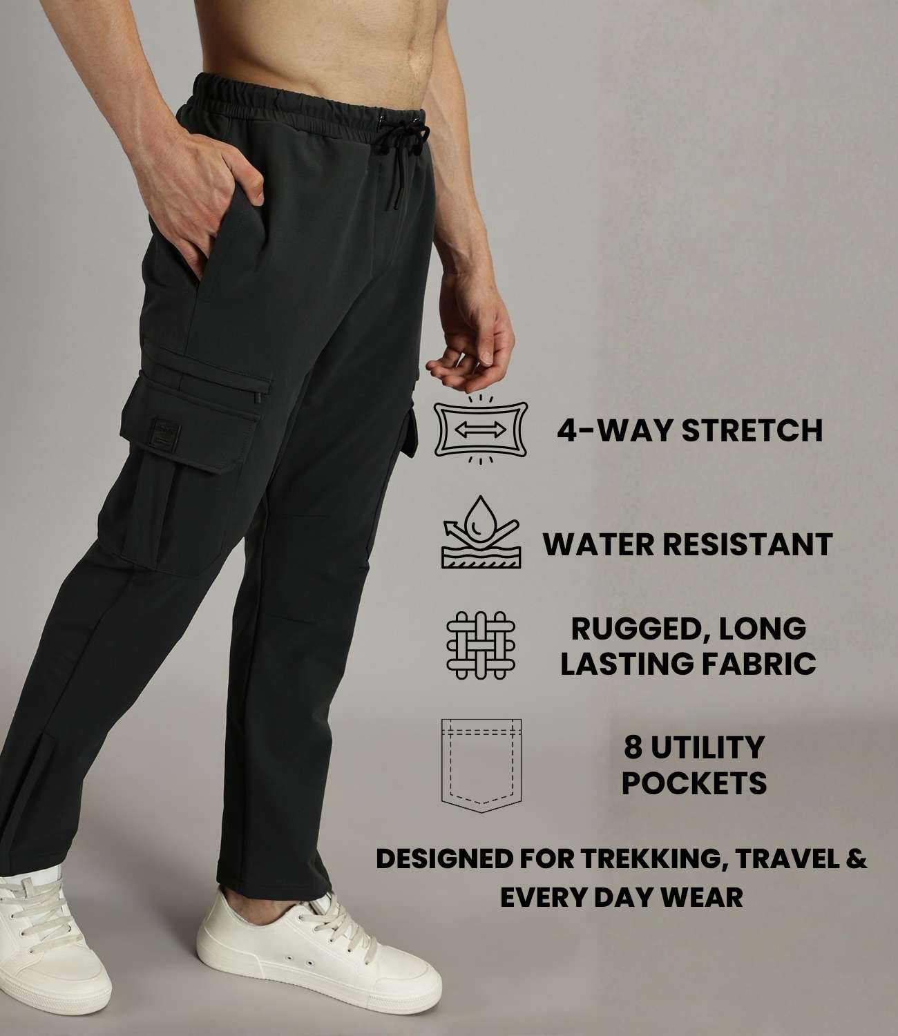 All Terrain Cargos- Grey