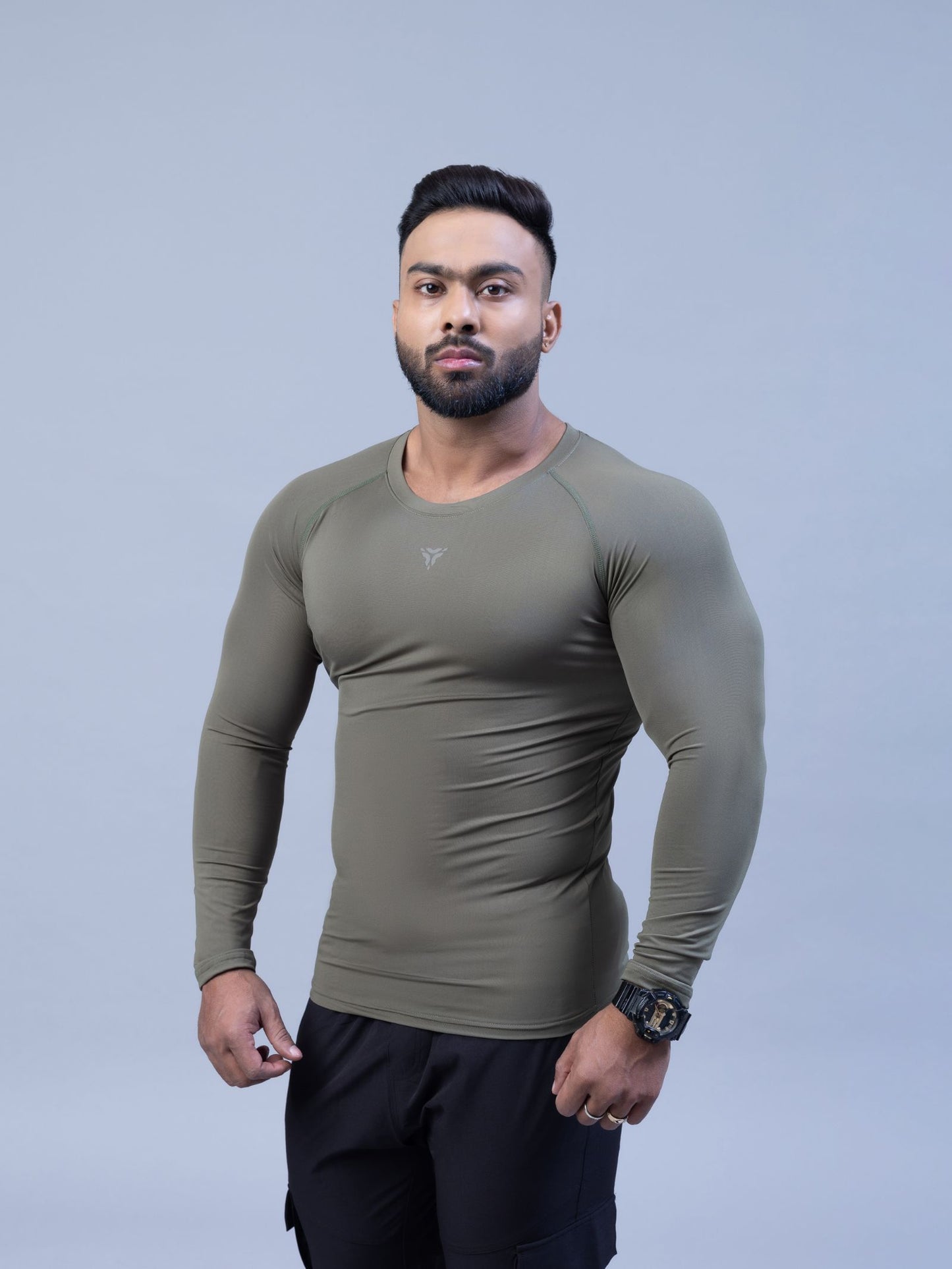 Full Sleeve Compression T-shirt- Red