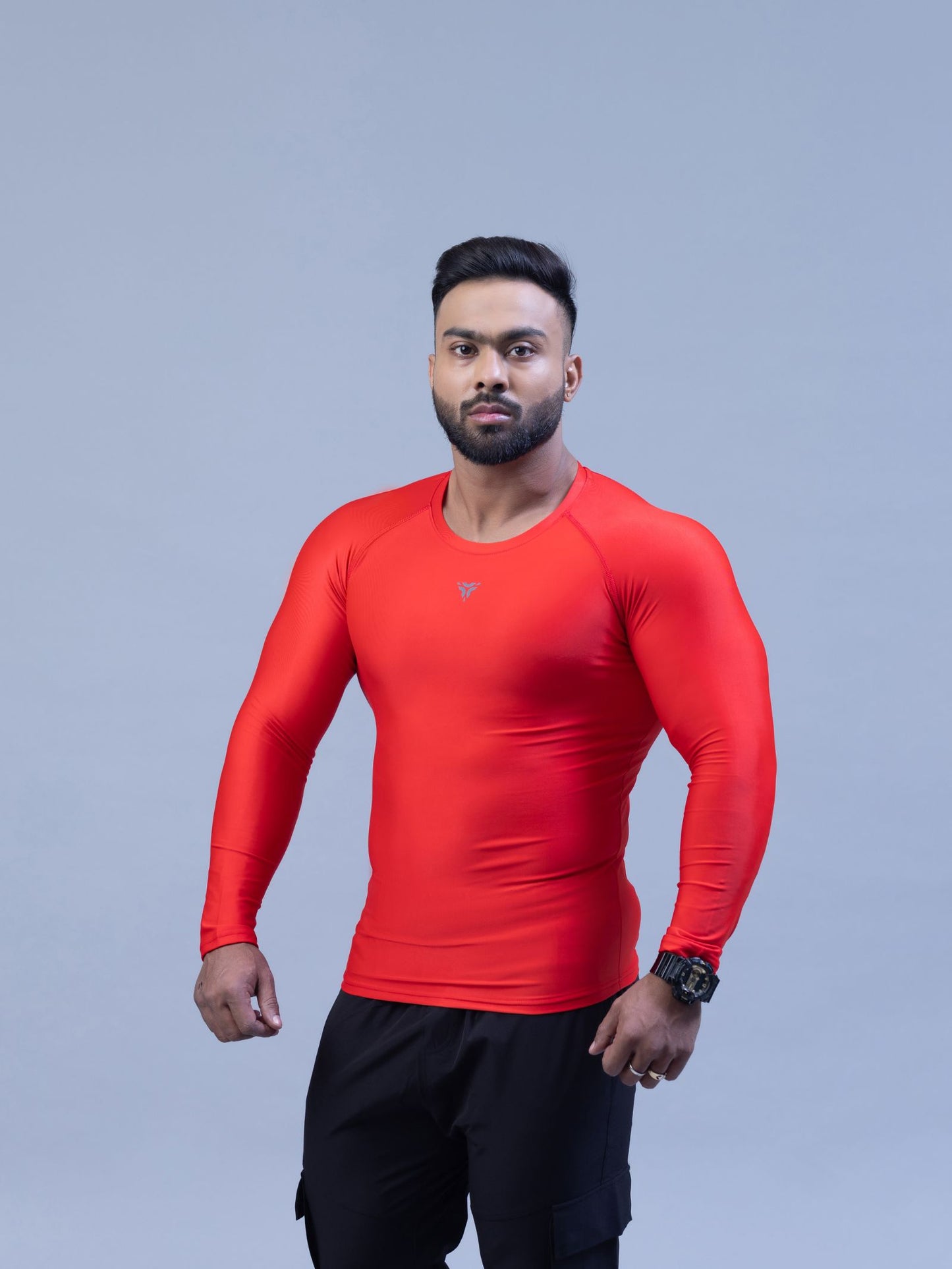 Full Sleeve Compression T-shirt- Red