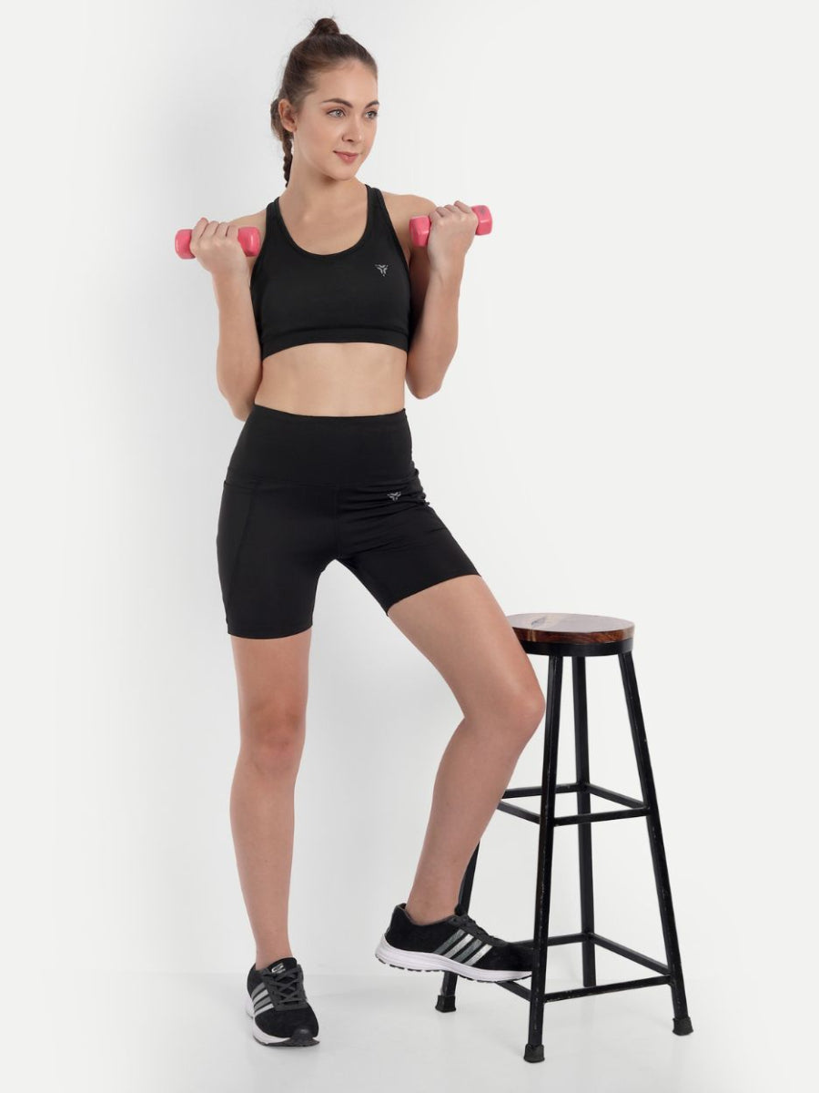 TM Shorts Co-ord Set- Ebony Black