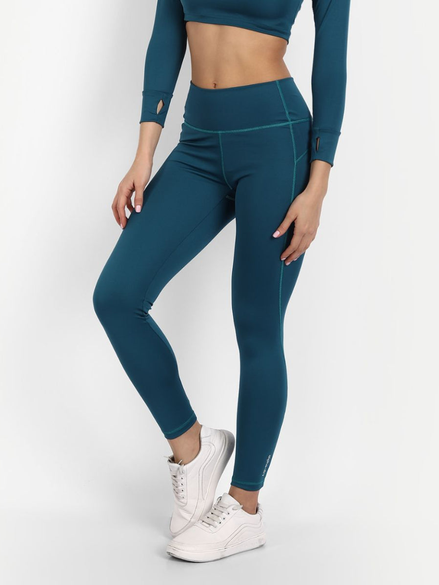 Pacific Blue Crop Top Co-ord Set