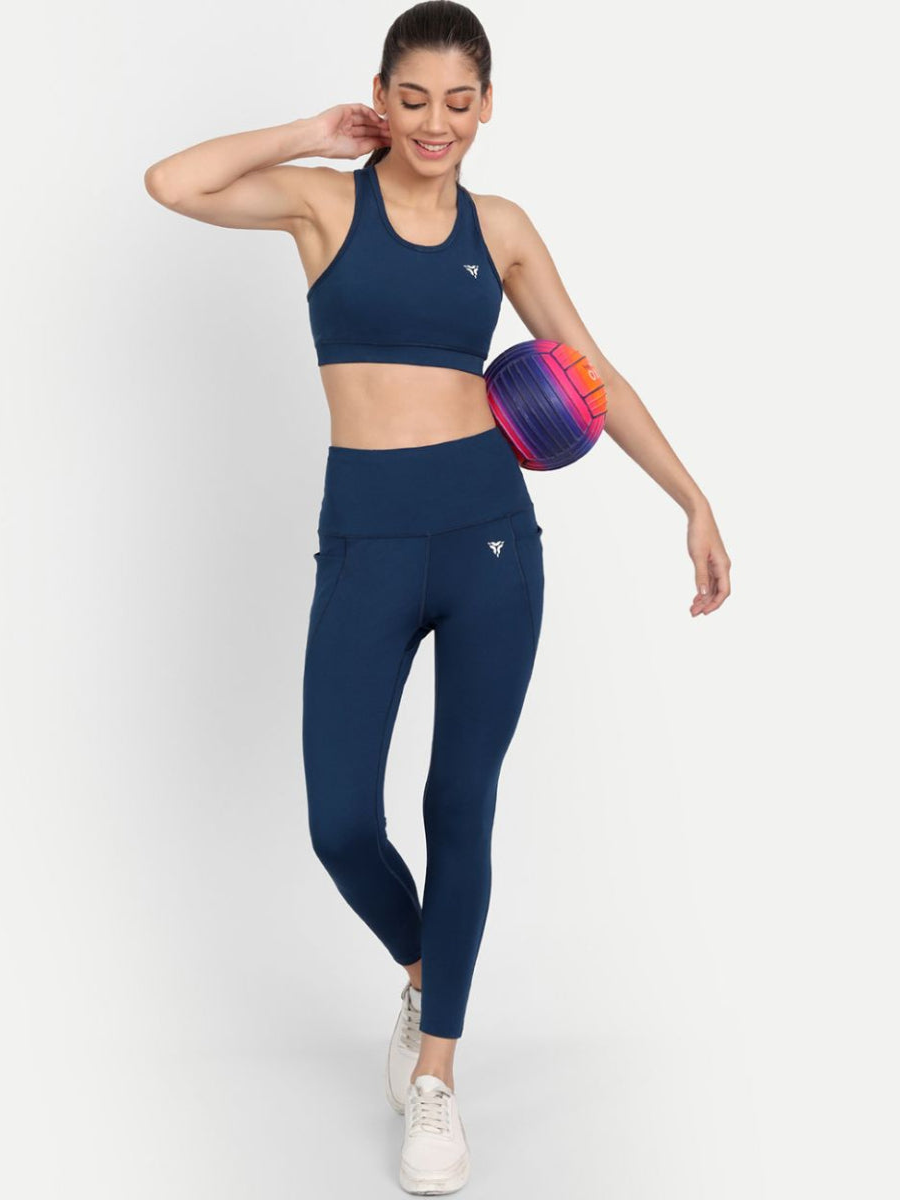 Royal Blue Co-ord set with TM Leggings