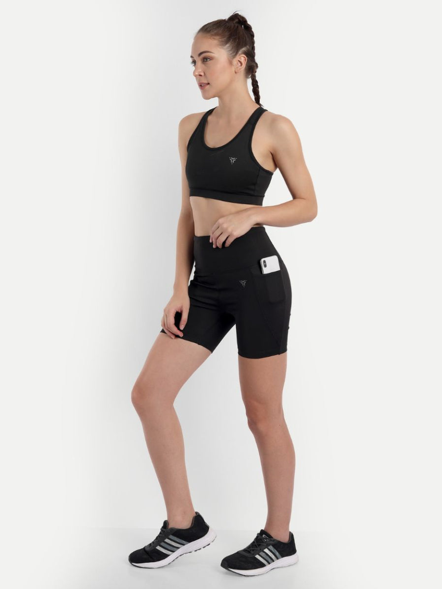TM Shorts Co-ord Set- Ebony Black