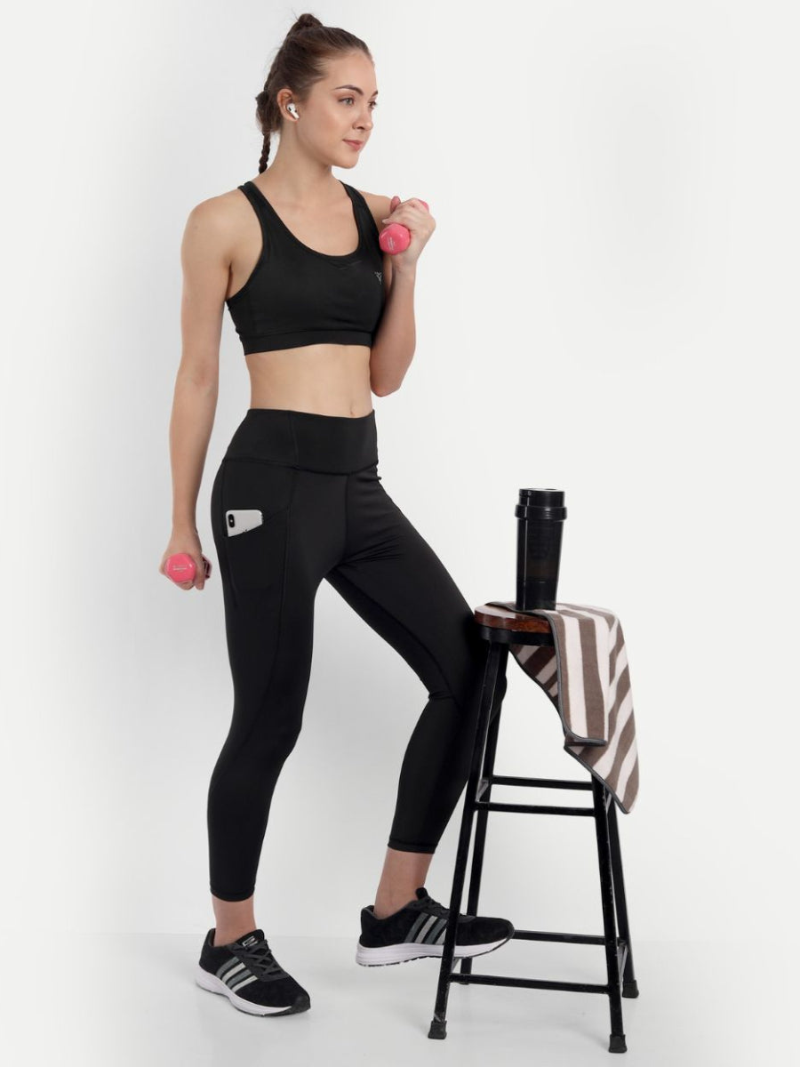 Ebony  Black Legging Co-ord Set