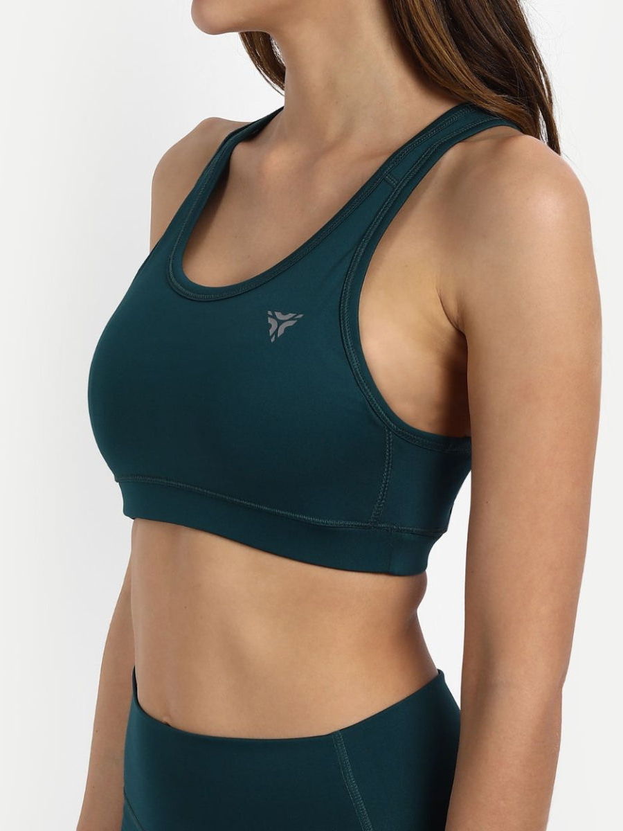 Signature Sports Bra- Bottle Green