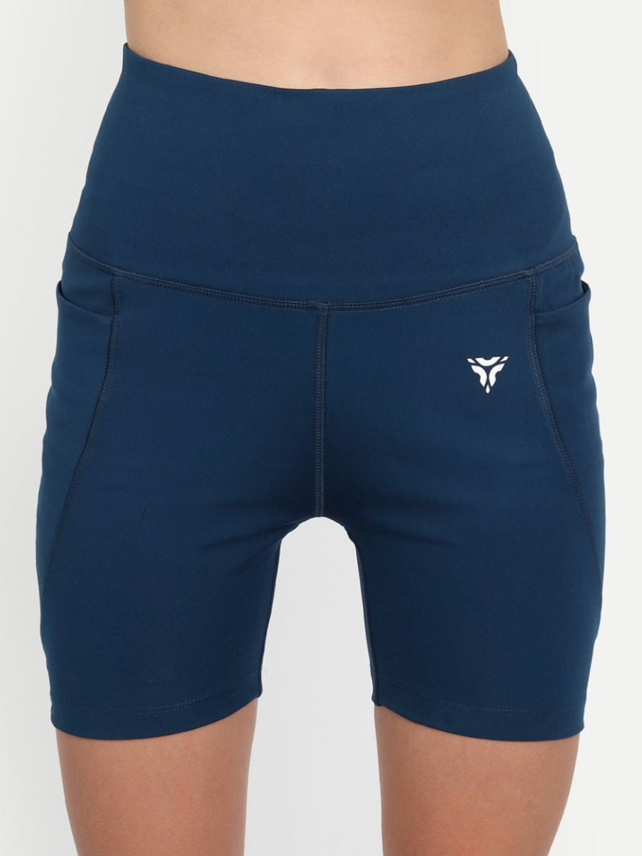 Bluite biker shorts for women- Royal Blue