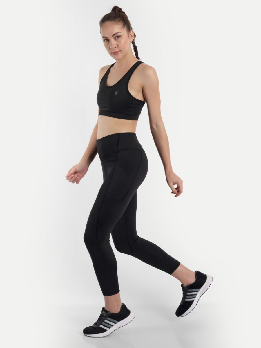 Ebony  Black Legging Co-ord Set