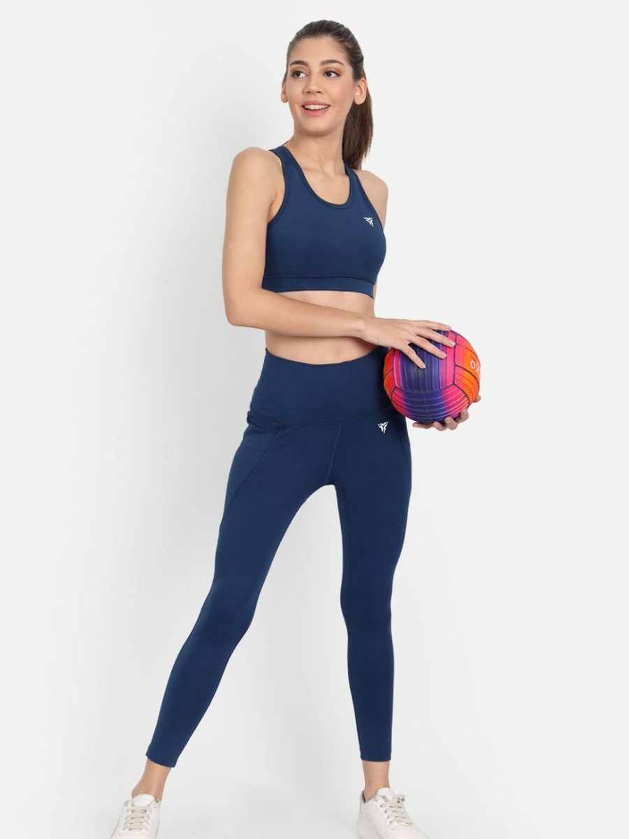 Royal Blue Co-ord set with TM Leggings